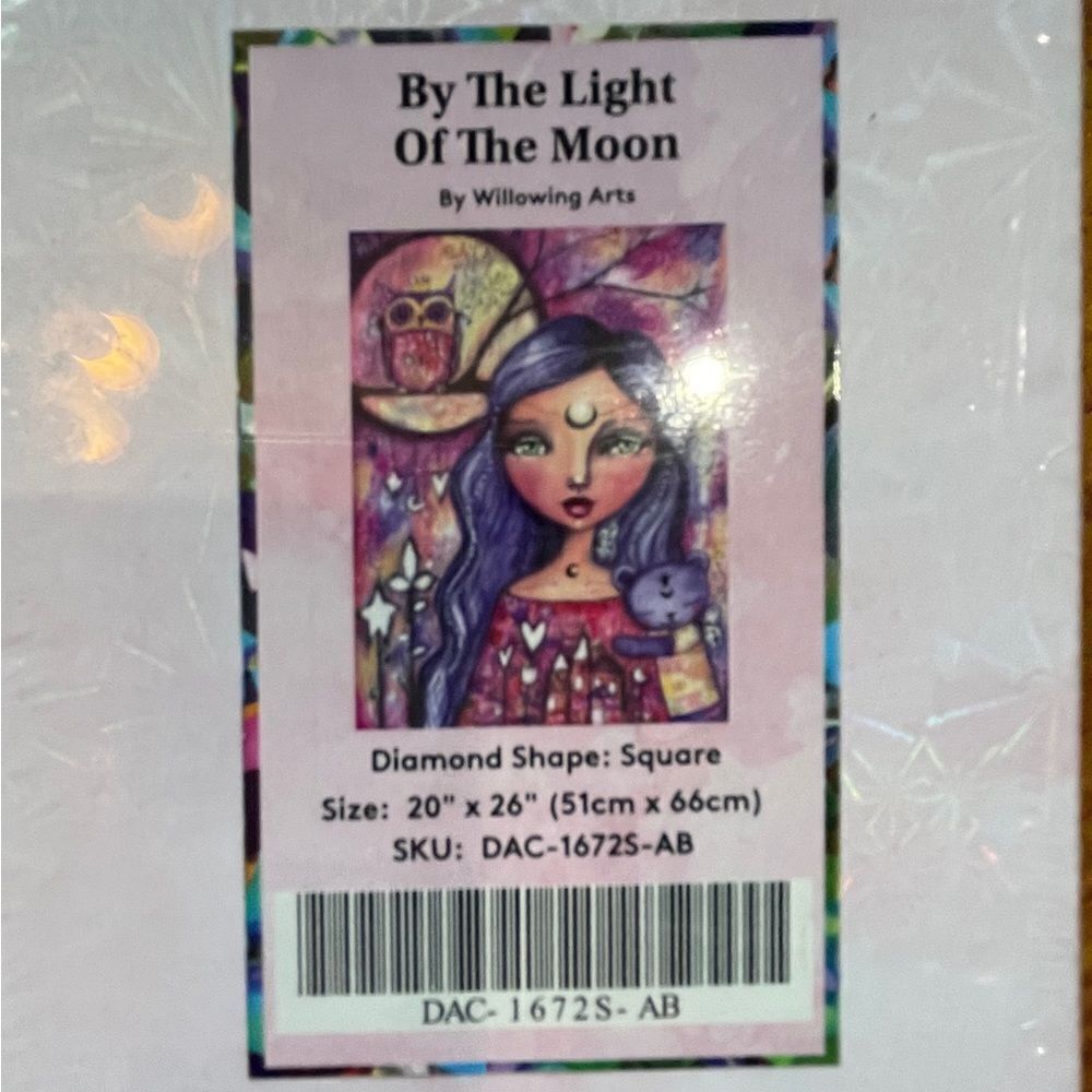 By the Light of the Moon by Willowing Arts from Diamond Art Club diamond paint